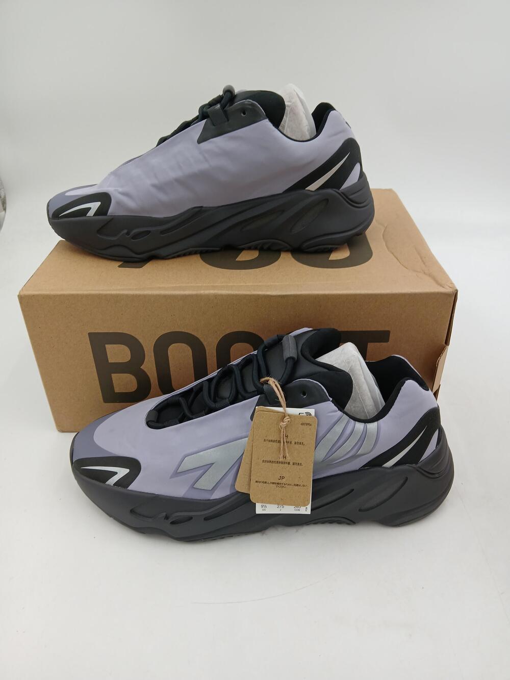 Adidas Yeezy YZY 700 MNVN Geode Shoes Mens Size 9.5 Gray Casual Sneakers GW9526